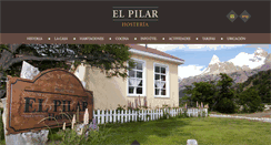 Desktop Screenshot of hosteriaelpilar.com.ar